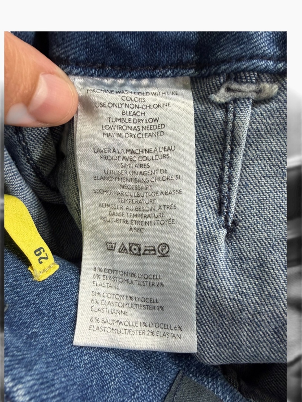 Maeve Anthropologie Colette Crop High Rise Wide Leg Jeans Medium Wash Size 29 - Picture 6 of 11